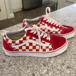 red and white vans!